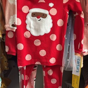 Carter's Festive Red Santa Pajama Set